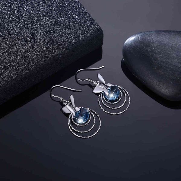 lycani austrian crystal earrings round face slim fashion design 925 silver butterfly sve302, Golden
lycani austrian crystal earrings round face slim fashion design 925 silver butterfly sve302, Golden