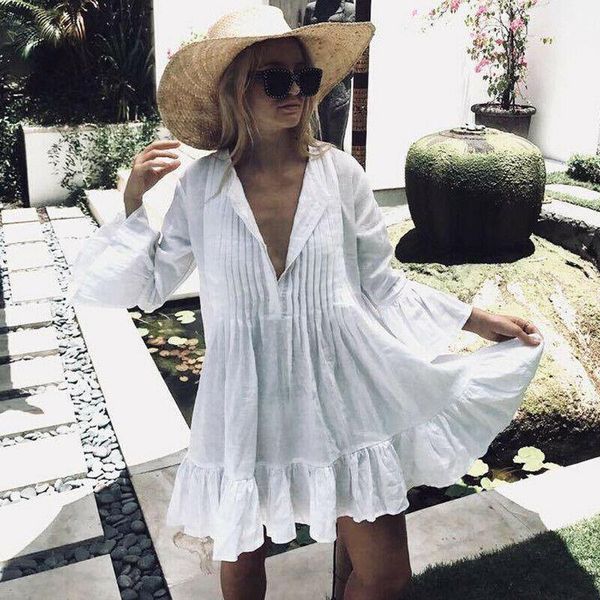 fashion women bathing suit beach cover ups summer lady dress casual loose boho dresses, Black;gray
fashion women bathing suit beach cover ups summer lady dress casual loose boho dresses, Black;gray