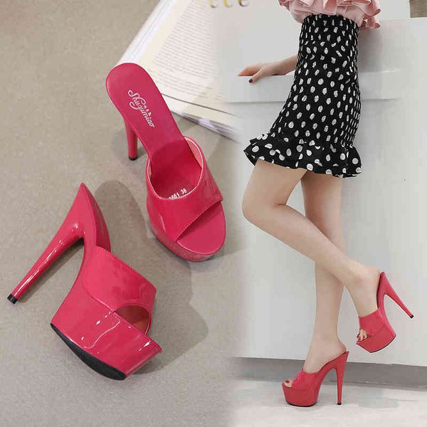 sandals shuzumiao women wedding shoes nightclub high-heeled 15cm slippers heels waterproof sandal summer pumps nz73, Black
sandals shuzumiao women wedding shoes nightclub high-heeled 15cm slippers heels waterproof sandal summer pumps nz73, Black