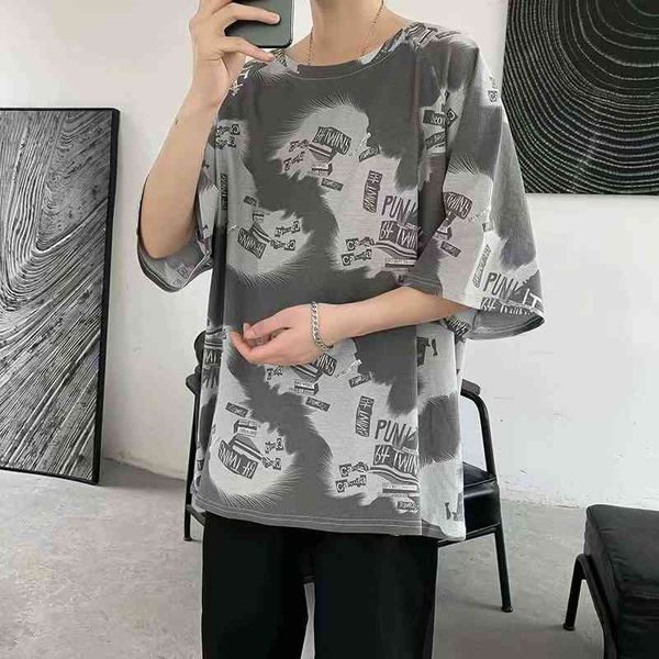 net red t-shirt men's super fire short sleeve fashion brand couple's 2021 new style fried high street, White;black
net red t-shirt men's super fire short sleeve fashion brand couple's 2021 new style fried high street, White;black