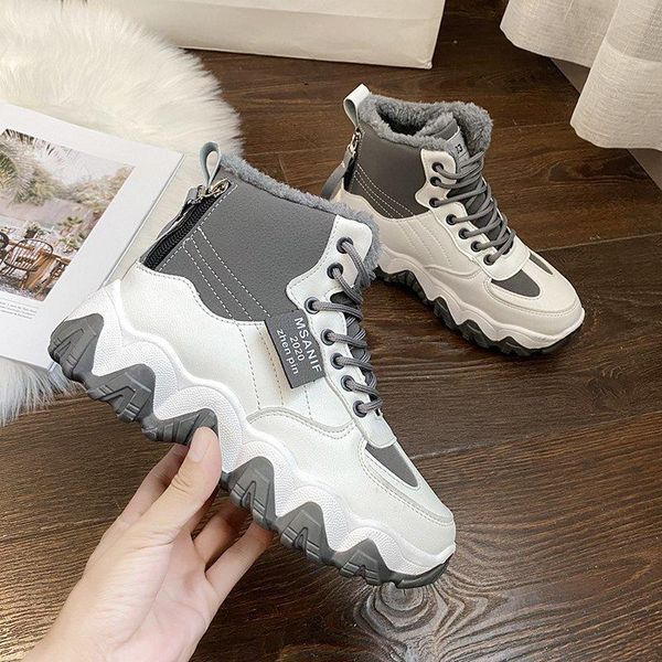 boots 2021 winter chunky padded for women fashion ankle brand women's keep warm sneakers tenis female platform plush shoes, Black
boots 2021 winter chunky padded for women fashion ankle brand women's keep warm sneakers tenis female platform plush shoes, Black