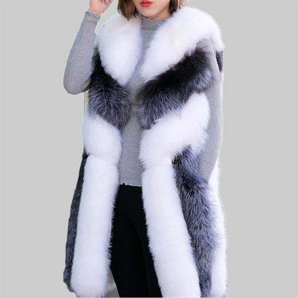 lisa colly women long artifical fur vest winter fashion faux jacket woman warm fake coat overcoat 211220, Black
lisa colly women long artifical fur vest winter fashion faux jacket woman warm fake coat overcoat 211220, Black