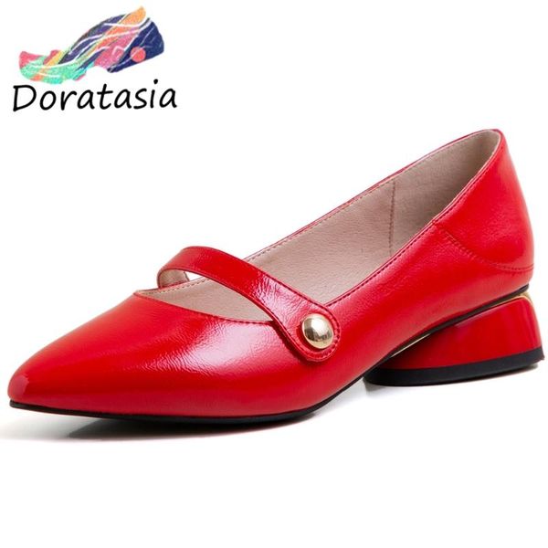dress shoes doratasia brand female spring pumps round toe slip on shallow low heel solid women metal casual woman, Black
dress shoes doratasia brand female spring pumps round toe slip on shallow low heel solid women metal casual woman, Black