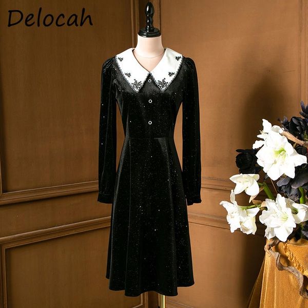 casual dresses delocah autumn women fashion runway party midi dress long sleeve embroidery elegant bodycon printed velvet ladies a-line, Black;gray
casual dresses delocah autumn women fashion runway party midi dress long sleeve embroidery elegant bodycon printed velvet ladies a-line, Black;gray