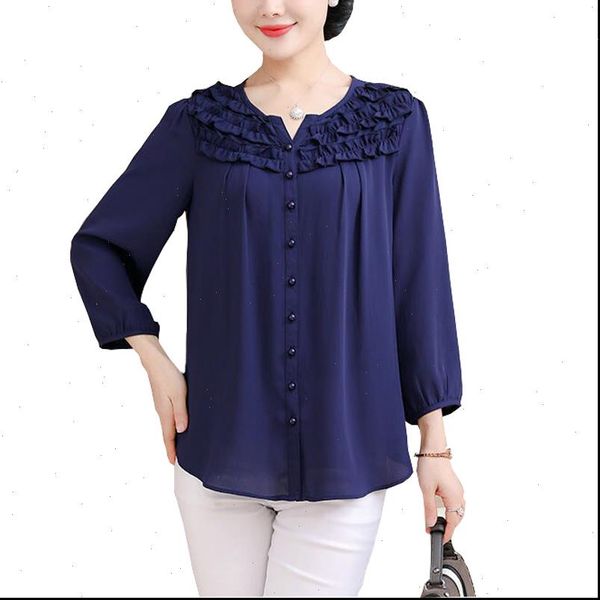 blouse women womens shirt plus size 5xl loose and blouses o neck chiffon print summer, White
blouse women womens shirt plus size 5xl loose and blouses o neck chiffon print summer, White