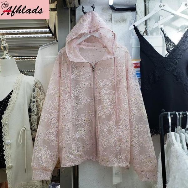 women's jackets summer fashion sequins flare long sleeve hooded loose oversized outerwear beach holiday plus size women jacket coats, Black;brown
women's jackets summer fashion sequins flare long sleeve hooded loose oversized outerwear beach holiday plus size women jacket coats, Black;brown