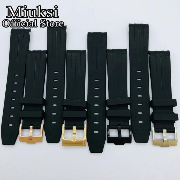 watch bands miuksi 20mm black curved end rubber strap with stainless steel pin buckle, Black;brown
watch bands miuksi 20mm black curved end rubber strap with stainless steel pin buckle, Black;brown