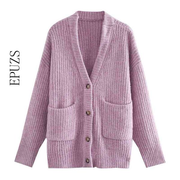 vintage pockets buttons knitted cardigan sweater women v neck long sleeve female outerwear chic 210430, White
vintage pockets buttons knitted cardigan sweater women v neck long sleeve female outerwear chic 210430, White