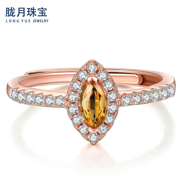 925 pure silver jewelry natural z rose gold ring, Black 
925 pure silver jewelry natural z rose gold ring, Black
