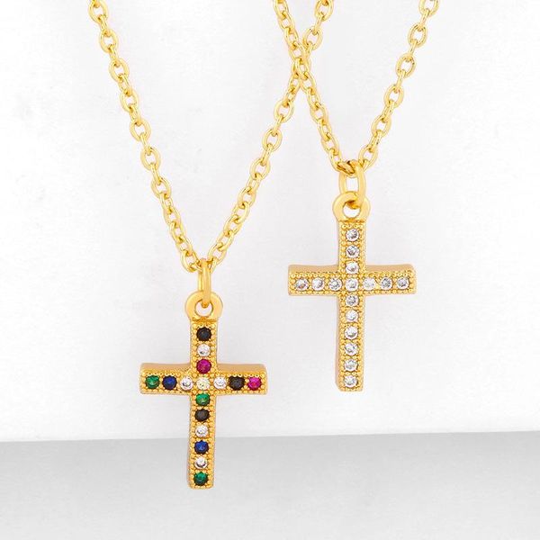 pendant necklaces colorful rhinestone love cross women's luxury jewelry necklace dinner party fashion accessories, Silver
pendant necklaces colorful rhinestone love cross women's luxury jewelry necklace dinner party fashion accessories, Silver