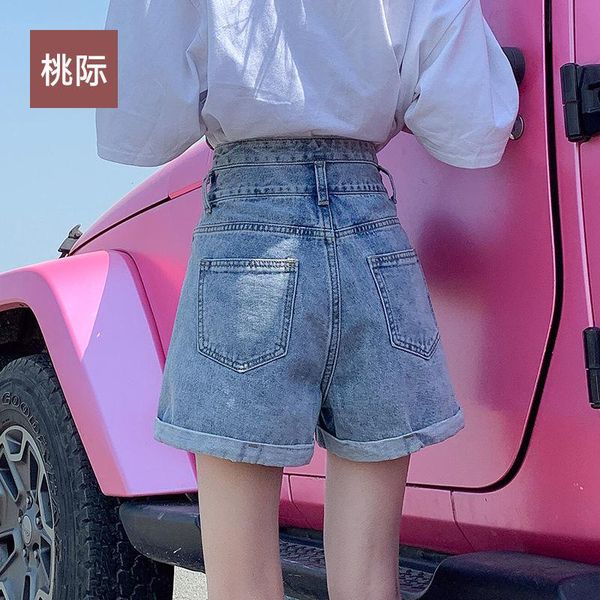 women's jeans high-waisted denim shorts summer 2021 loose korean version shows thin rolled-up wide-legged a-word pants tide, Blue
women's jeans high-waisted denim shorts summer 2021 loose korean version shows thin rolled-up wide-legged a-word pants tide, Blue