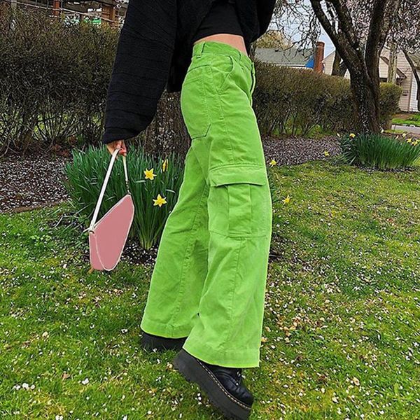 women's pants & capris women solid color high waist corduroy pockets loose wide leg trousers, Black;white
women's pants & capris women solid color high waist corduroy pockets loose wide leg trousers, Black;white