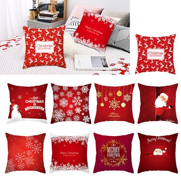 pillow case merry christmas cushion cover red tree santa claus pipe greeting text
pillow case merry christmas cushion cover red tree santa claus pipe greeting text