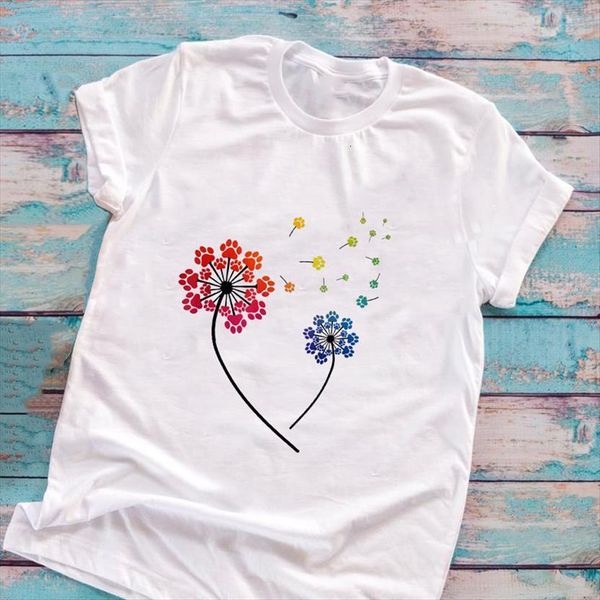 summer fashion dog paw dandelion women t shirts print graphic tee casual loose basic lover, White
summer fashion dog paw dandelion women t shirts print graphic tee casual loose basic lover, White