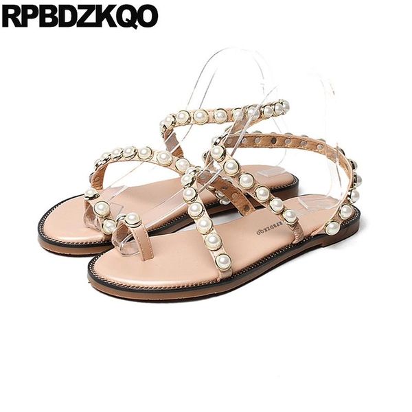 toe ring wedding ankle strap women sandals flat casual 2021 korean summer shoes pearl large size embellished plus bridal, Black
toe ring wedding ankle strap women sandals flat casual 2021 korean summer shoes pearl large size embellished plus bridal, Black