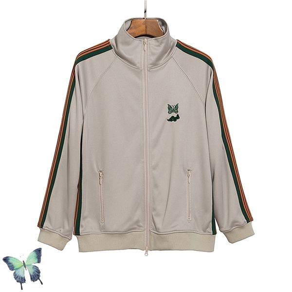 awge butterfly embroidery sweatshirt zipper pocket sweatshirts men women fashion coat fast 210420, Black;brown
awge butterfly embroidery sweatshirt zipper pocket sweatshirts men women fashion coat fast 210420, Black;brown