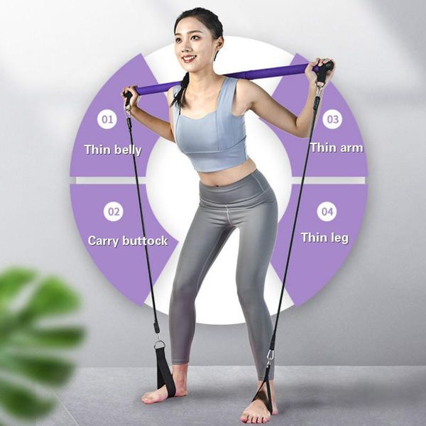 resistance bands pilates stick bar with portable fitness crossfit bodybuilding rubber tube yoga exercise work fat burning
resistance bands pilates stick bar with portable fitness crossfit bodybuilding rubber tube yoga exercise work fat burning