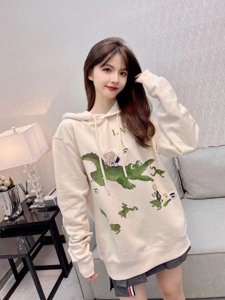 brand hoodie ouyang nana's lanvi elephant crocodile cartoon printed loose correct version, Black
brand hoodie ouyang nana's lanvi elephant crocodile cartoon printed loose correct version, Black