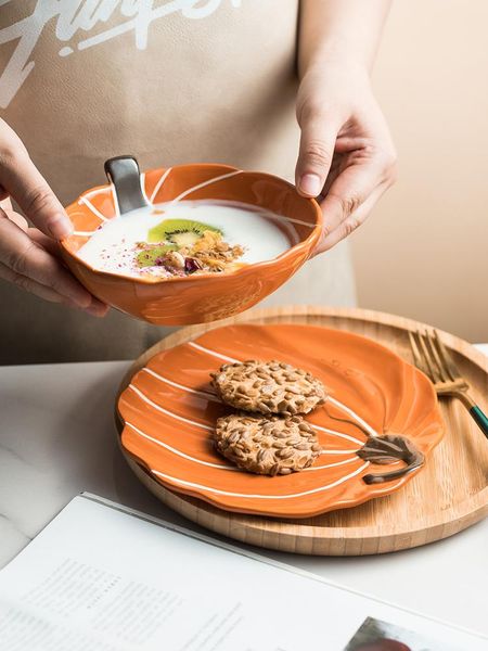 pumpkin design ceramic bowl dessert plate round backing ramekin dinner dishes breakfast dinnerware set microwave safe bowls
pumpkin design ceramic bowl dessert plate round backing ramekin dinner dishes breakfast dinnerware set microwave safe bowls