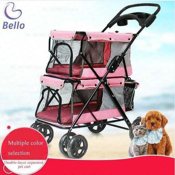 dog car seat covers portable folding double-layer pet stroller for 2 dogs with large space four-wheeled double strollers sale outdoor travel
dog car seat covers portable folding double-layer pet stroller for 2 dogs with large space four-wheeled double strollers sale outdoor travel