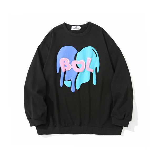sweatshirts men's street fashion brand loose round neck long sleeve bf lazy style pullover hoodie, Black
sweatshirts men's street fashion brand loose round neck long sleeve bf lazy style pullover hoodie, Black