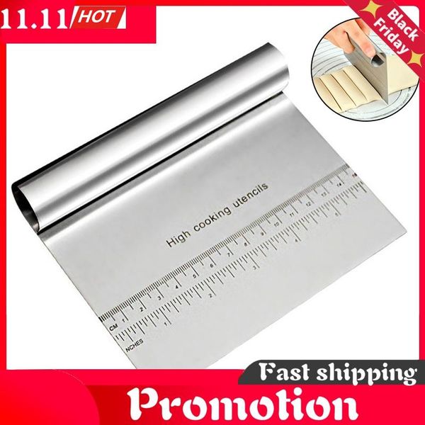 baking & pastry tools stainless steel dough cutter pizza cake scraper smoother for fondant decoration kitchen accessories spatulas
baking & pastry tools stainless steel dough cutter pizza cake scraper smoother for fondant decoration kitchen accessories spatulas