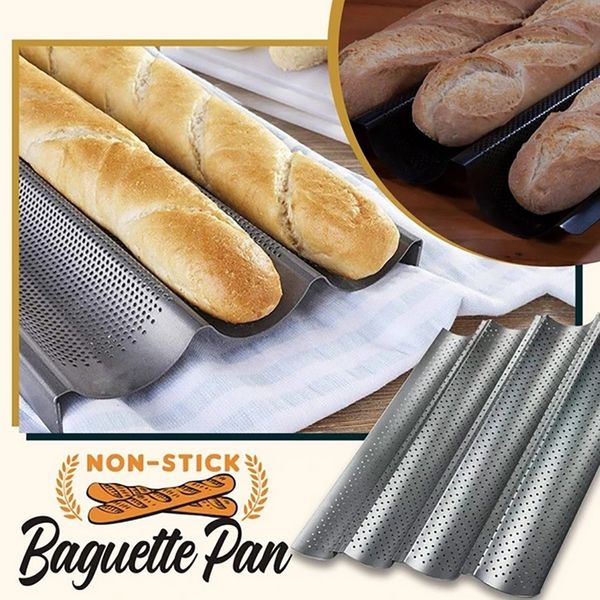 bread non-stick baguette pan baker's oven cooker's tray punch bread pan cooker's cookware
bread non-stick baguette pan baker's oven cooker's tray punch bread pan cooker's cookware