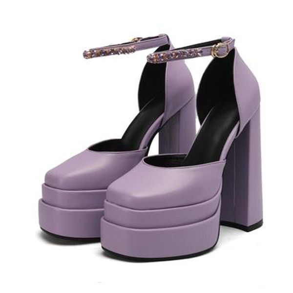 2022 women ladies leather super 15cm high heel shoes 4.5cm platform pumps shepskin diamond polyurethane bottom dance party wedding buckle dr, Black
2022 women ladies leather super 15cm high heel shoes 4.5cm platform pumps shepskin diamond polyurethane bottom dance party wedding buckle dr, Black