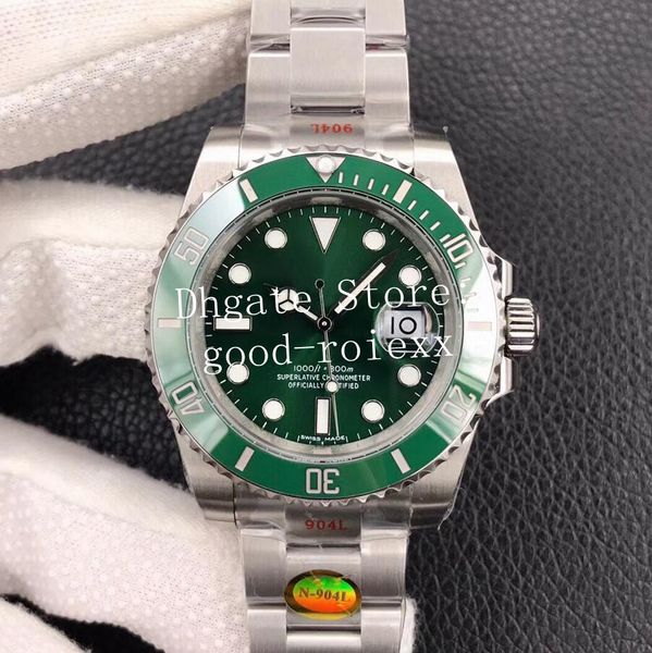 2021 upgrade n v12 version balance wheel men's watches mens automatic cal.3135 watch 904l steel black green ceramic bezel 116610 men no, Slivery;brown
2021 upgrade n v12 version balance wheel men's watches mens automatic cal.3135 watch 904l steel black green ceramic bezel 116610 men no, Slivery;brown