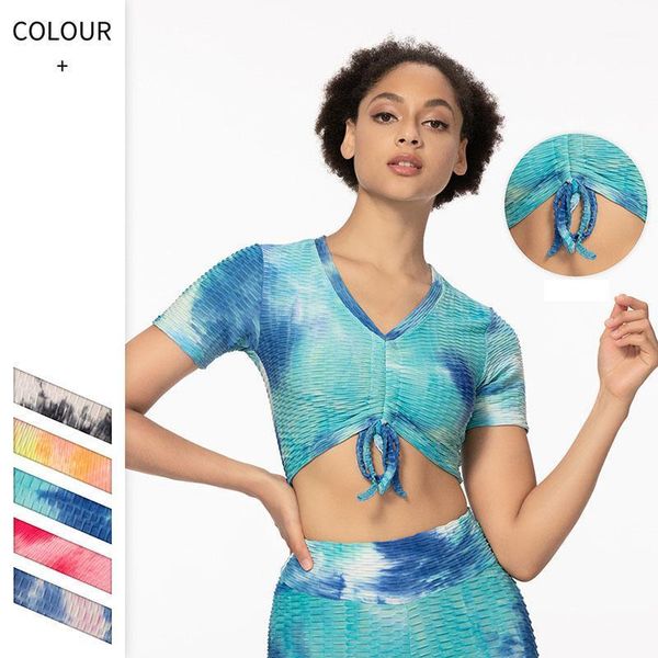 yoga outfit high elastic gym women workout print sport shirts running breathable short sleeve t-shirts fitness sportwear
yoga outfit high elastic gym women workout print sport shirts running breathable short sleeve t-shirts fitness sportwear