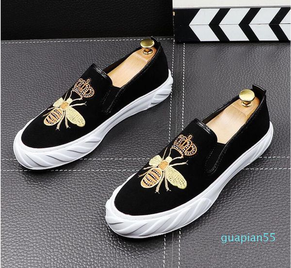 fashion-luxury canvas flat leather shoes fashion men embroidery loafer dress shoes smoking slipper casual shoe, Black
fashion-luxury canvas flat leather shoes fashion men embroidery loafer dress shoes smoking slipper casual shoe, Black