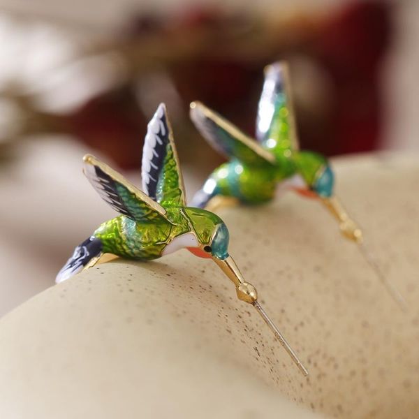 hoop & huggie 2021 halloween fashion creative cute hummingbird shaped oil drop earrings jewelry gift for woman boucle oreille femme, Golden;silver
hoop & huggie 2021 halloween fashion creative cute hummingbird shaped oil drop earrings jewelry gift for woman boucle oreille femme, Golden;silver