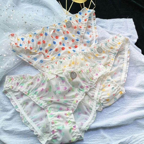women's underpants cute cartoon panties bow low waist cotton seamless thong breathable mesh transparent underwear, Black;white
women's underpants cute cartoon panties bow low waist cotton seamless thong breathable mesh transparent underwear, Black;white