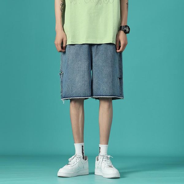 legible 2021 summer jeans shorts men casual loose mens short straight knee length denim man men's, Blue
legible 2021 summer jeans shorts men casual loose mens short straight knee length denim man men's, Blue
