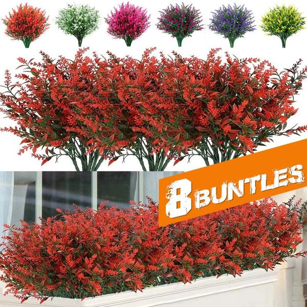 decorative flowers & wreaths 4/8 bundles/pack fashion artificial fake lavender no fade faux uv resistant shrubs plants greenery home decor
decorative flowers & wreaths 4/8 bundles/pack fashion artificial fake lavender no fade faux uv resistant shrubs plants greenery home decor