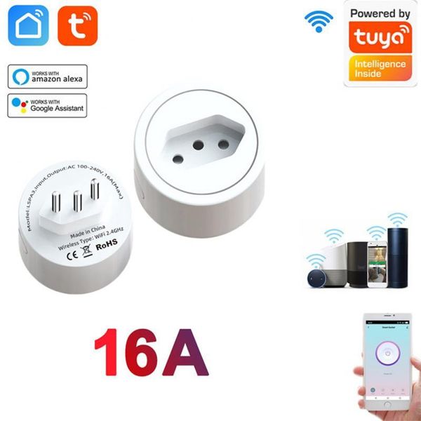 smart power plugs brazil socket wifi plug with tuya smartlife timer voice control 16a surge protector work for alexa google home
smart power plugs brazil socket wifi plug with tuya smartlife timer voice control 16a surge protector work for alexa google home