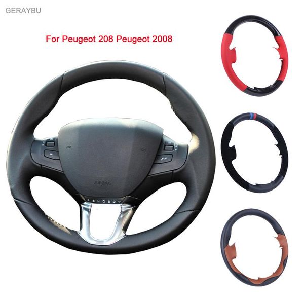 steering wheel covers geraybu custom diy black artificial leather hand-sewn car cover for 208 breathable wear-resistant
steering wheel covers geraybu custom diy black artificial leather hand-sewn car cover for 208 breathable wear-resistant