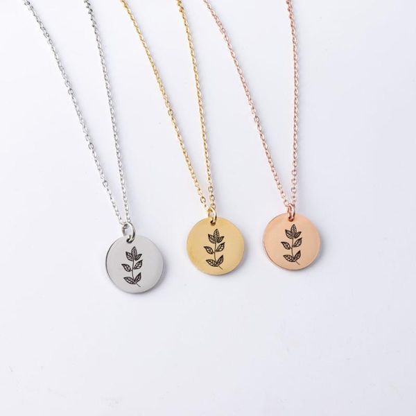 pendant necklaces 10pcs/lot laser tree branches 20mm round disc necklace stainless steel chain for women's men's gifts jewelry, Silver
pendant necklaces 10pcs/lot laser tree branches 20mm round disc necklace stainless steel chain for women's men's gifts jewelry, Silver
