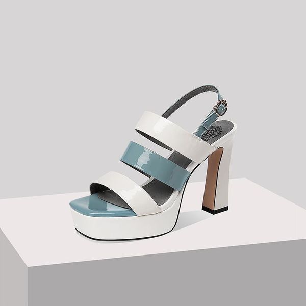 summer genuine leather sandals women 10cm high heels platform fashion party wedding shoes 100% cowhide dress, Black
summer genuine leather sandals women 10cm high heels platform fashion party wedding shoes 100% cowhide dress, Black