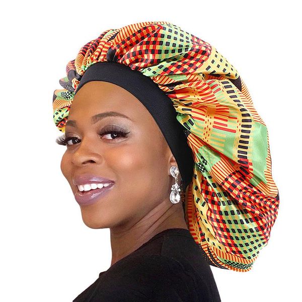 african pattern women bonnet satin sleep cap elastic band head wrap extra large ladies night turban chemo hat supplies hair accessories
african pattern women bonnet satin sleep cap elastic band head wrap extra large ladies night turban chemo hat supplies hair accessories