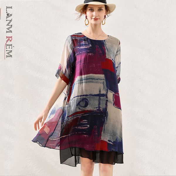 women printing big size dress round neck short sleeve loose fit female fashion tide summer arrivals 2e1751 210507, Black;gray
women printing big size dress round neck short sleeve loose fit female fashion tide summer arrivals 2e1751 210507, Black;gray