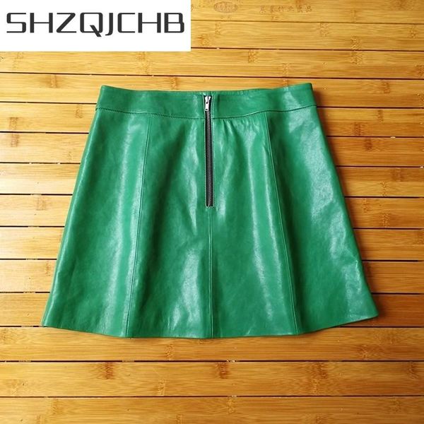 skirts jchb 2021 green genuine leather skirt high waisted mini women casual ladies a-line party streetwear fe, Black
skirts jchb 2021 green genuine leather skirt high waisted mini women casual ladies a-line party streetwear fe, Black