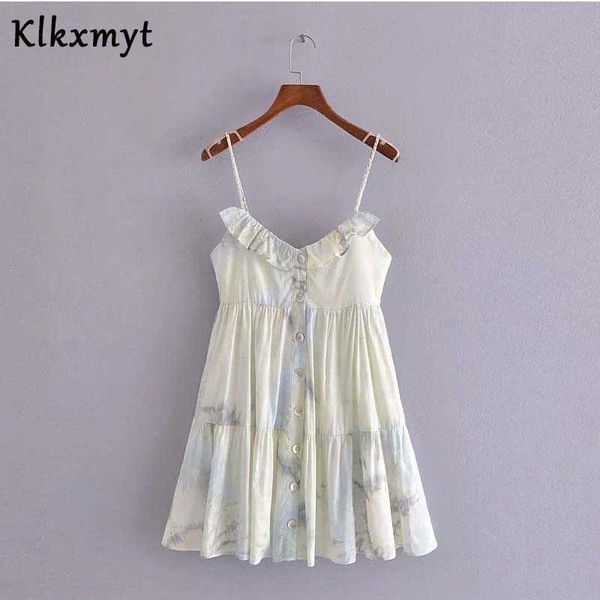 klkxmyt za women pleated ruffled tie-dye print sling dress female chic backless casual button-up party beach vestido 210527, Black;gray
klkxmyt za women pleated ruffled tie-dye print sling dress female chic backless casual button-up party beach vestido 210527, Black;gray