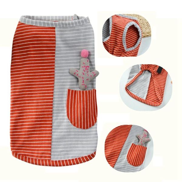 dog apparel puppy breathable vests two-color stripe patchwork t-shirts summer pet cats cotton cactus decor clothes for chihuahua teddy
dog apparel puppy breathable vests two-color stripe patchwork t-shirts summer pet cats cotton cactus decor clothes for chihuahua teddy