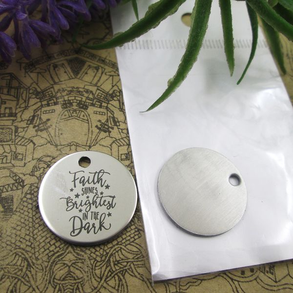 40pcs--stainless steel charms"faith shines brightest in the dark" more style choosing diy pendants fo necklace, Bronze;silver
40pcs--stainless steel charms"faith shines brightest in the dark" more style choosing diy pendants fo necklace, Bronze;silver