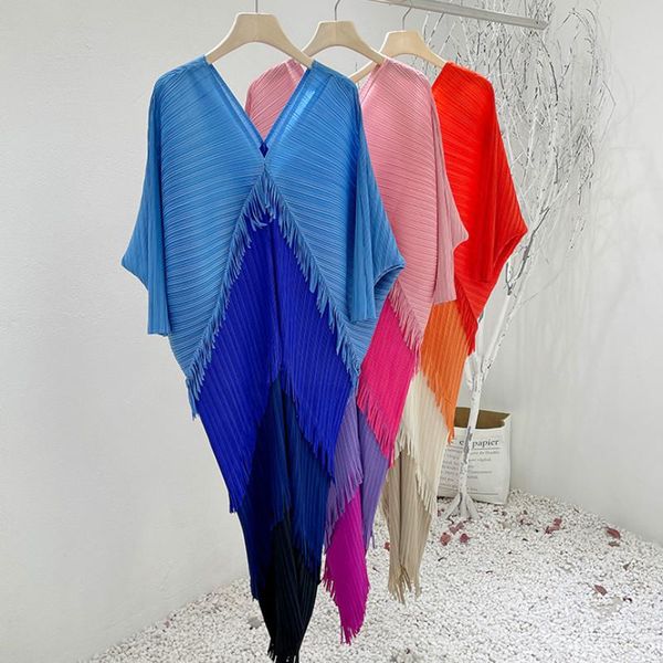 casual dresses plus size dress for women 45-75kg 2021 autumn contrast color patchwork v-neck batwing sleeves tassels stretch miyake pleated, Black;gray
casual dresses plus size dress for women 45-75kg 2021 autumn contrast color patchwork v-neck batwing sleeves tassels stretch miyake pleated, Black;gray