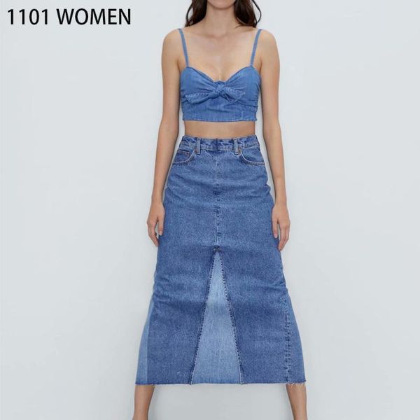 skirts 2021 spring women's denim patchwork pockets mid-calf skirt female fashion casual woman clothes, Black
skirts 2021 spring women's denim patchwork pockets mid-calf skirt female fashion casual woman clothes, Black