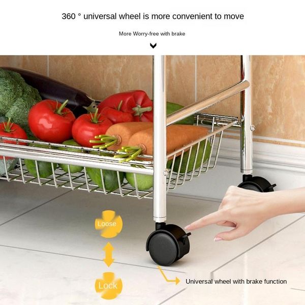 kitchen vegetable rack floor-standing multi-layer microwave oven 304 stainless steel storage fruit basket bottles & jars
kitchen vegetable rack floor-standing multi-layer microwave oven 304 stainless steel storage fruit basket bottles & jars