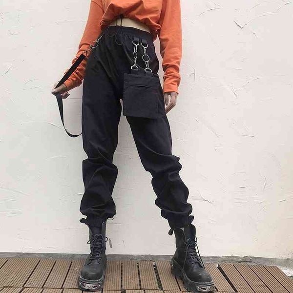 women's jeans fall fashion casual pants punk style high waist featured pockets harem female black trousers loose cx9r, Blue
women's jeans fall fashion casual pants punk style high waist featured pockets harem female black trousers loose cx9r, Blue