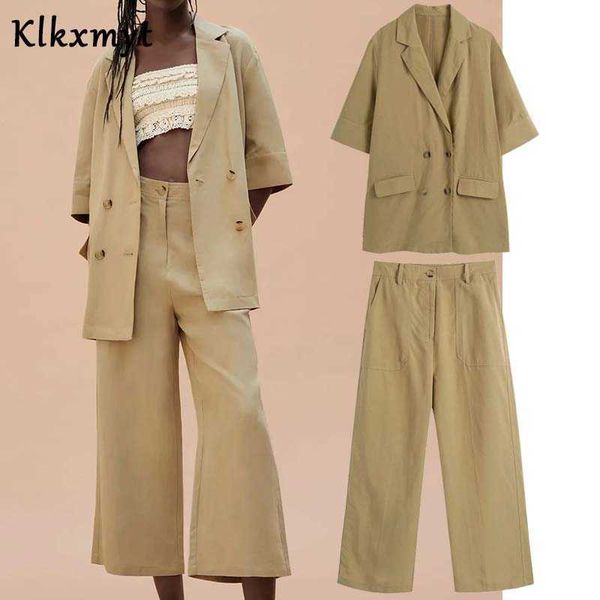 klkxmyt za women blazer two piece sets summer long sleeve fashion office coat+high waisted pants set woman suit 210527, White;black
klkxmyt za women blazer two piece sets summer long sleeve fashion office coat+high waisted pants set woman suit 210527, White;black